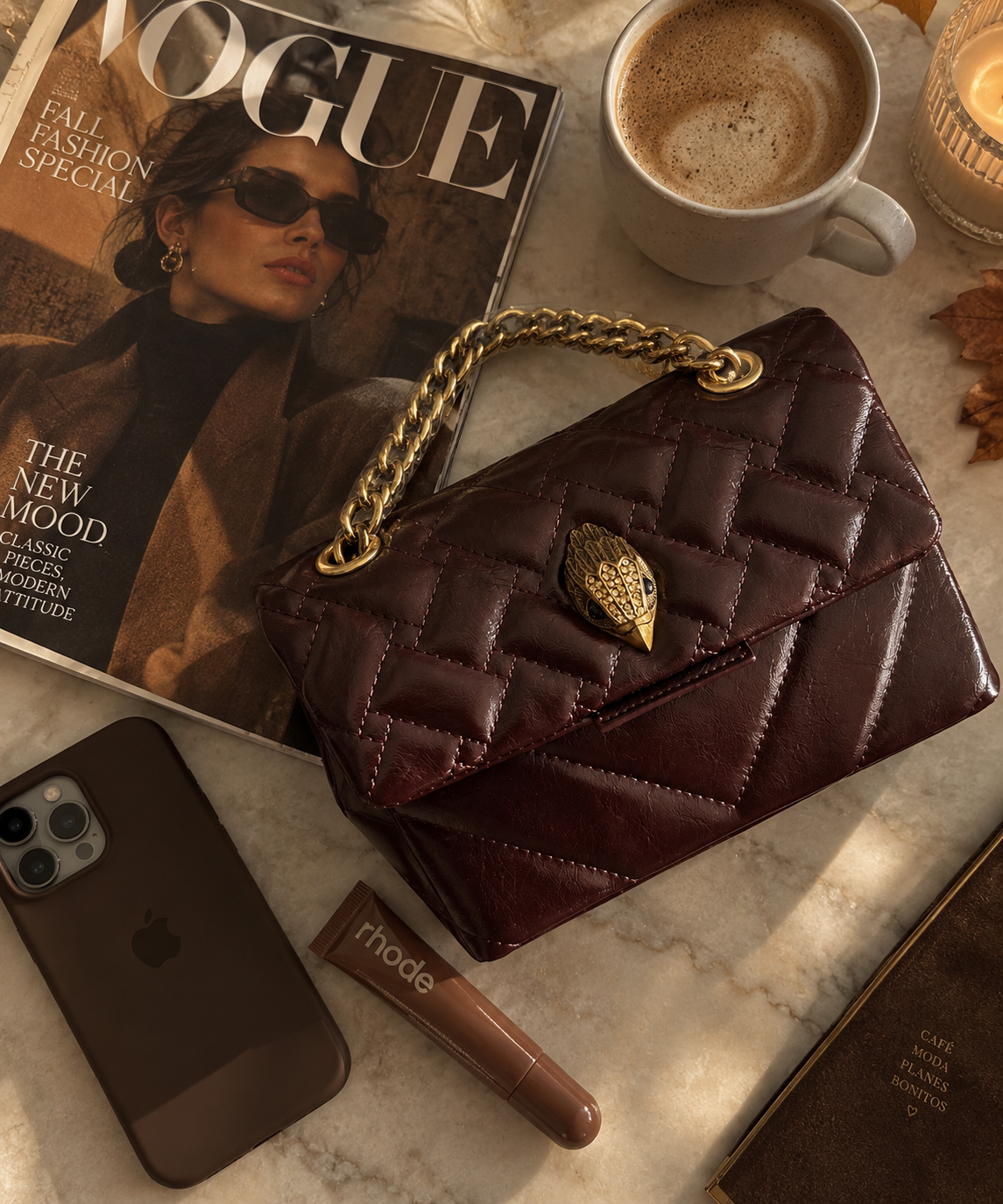 Bag burgundy