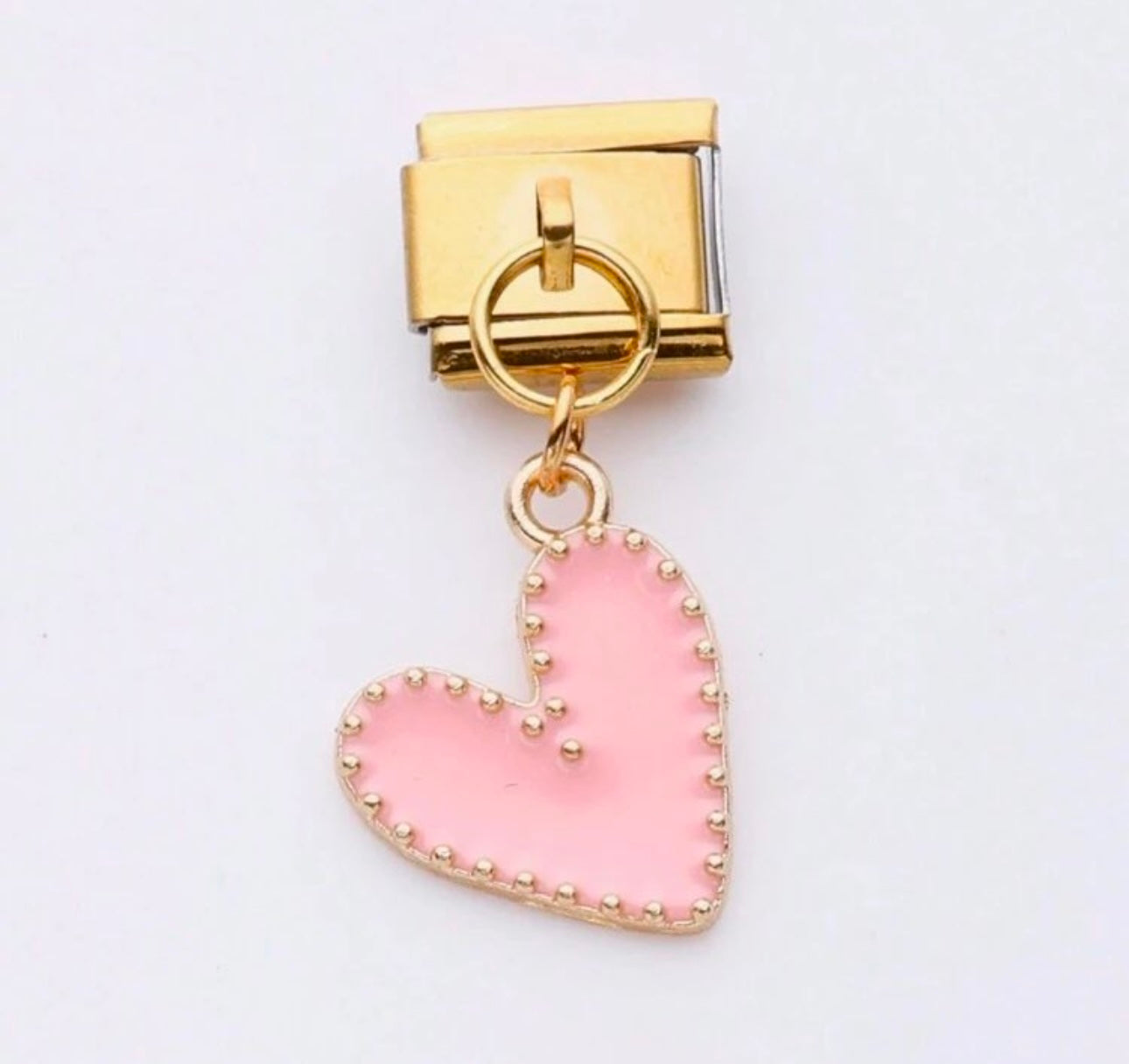 Charm pink heart