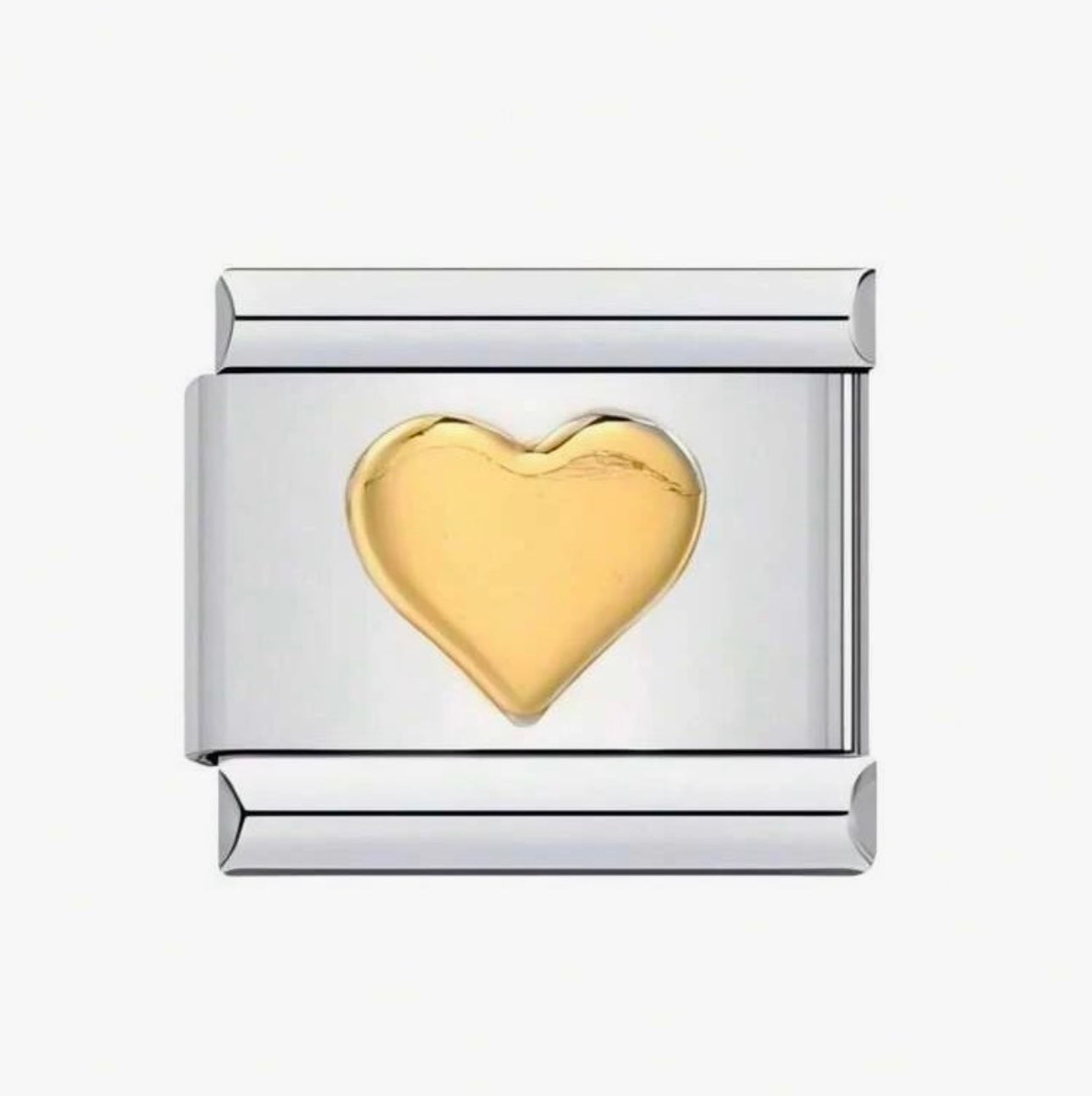 Charm corazón dorado