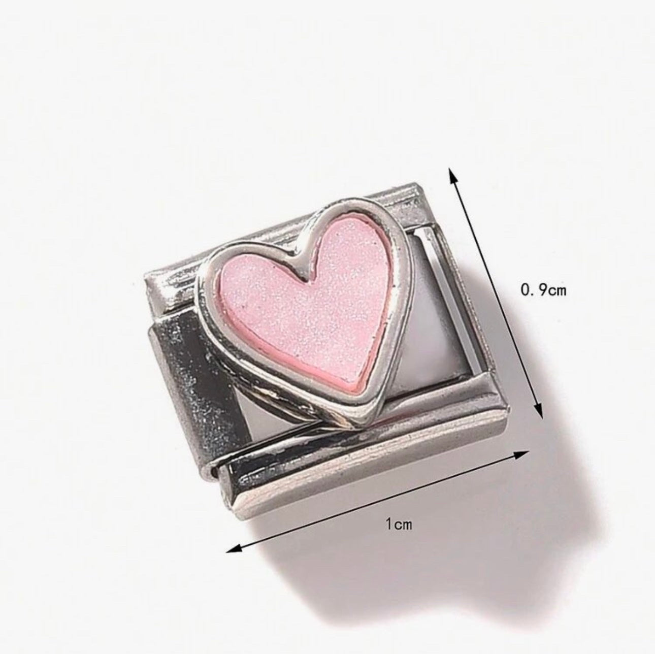 Corazón relleno rosa