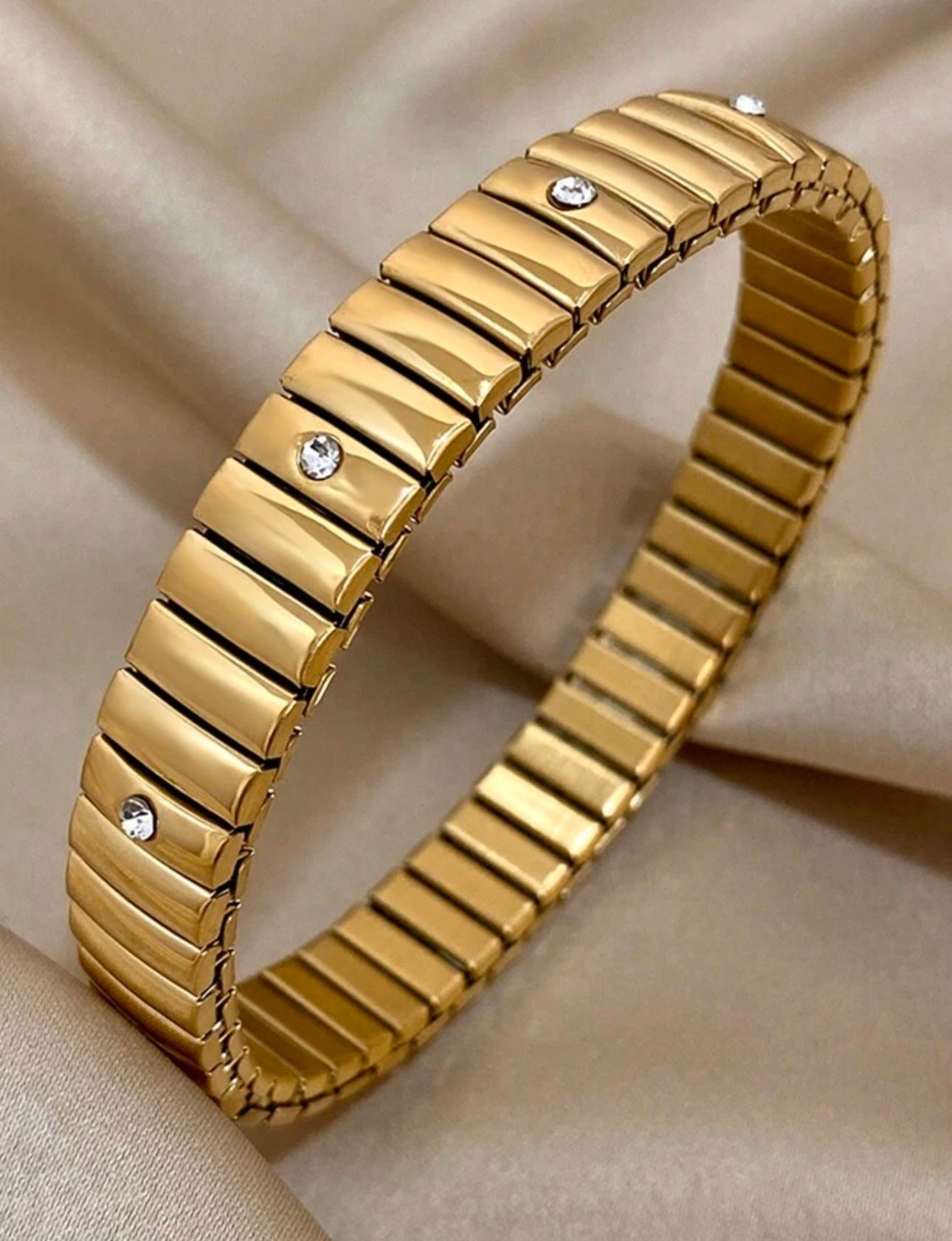 Brazalete elástico dorado