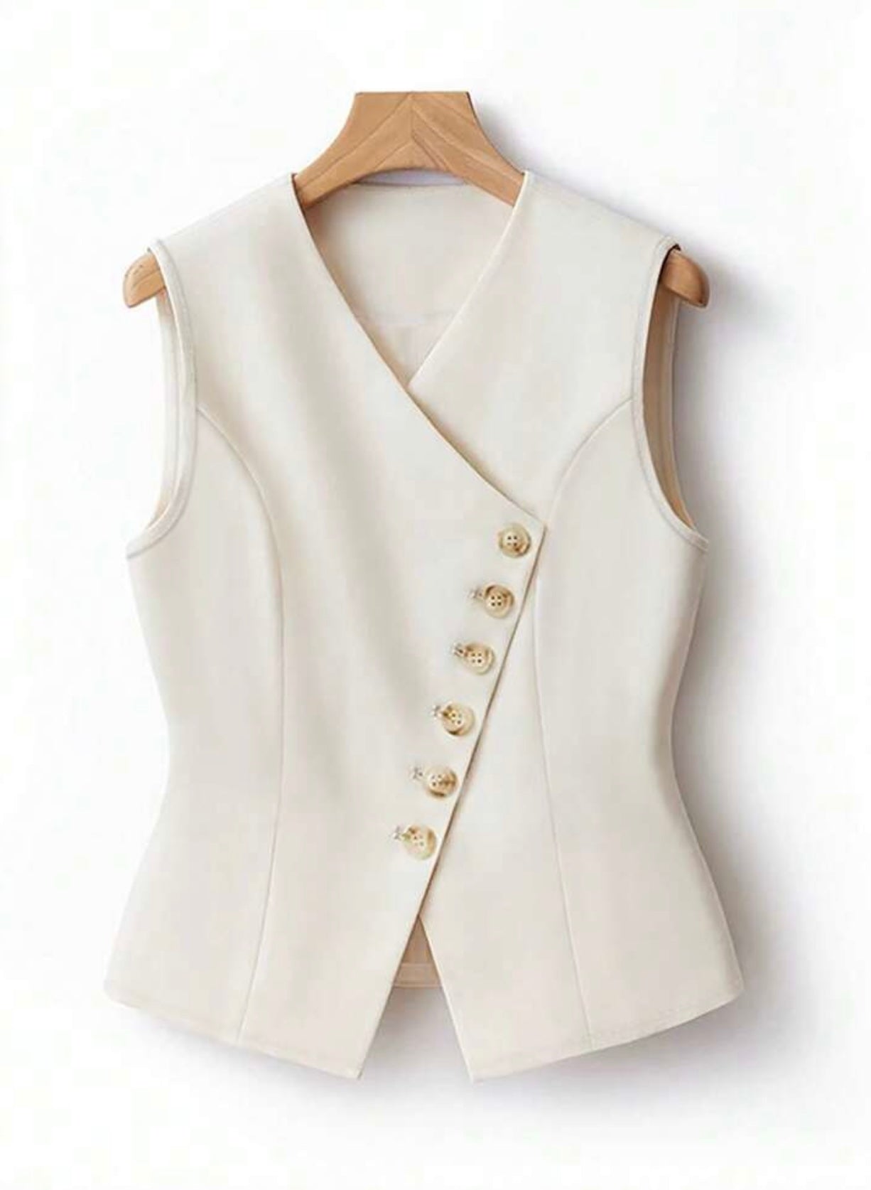 Chaleco vainilla