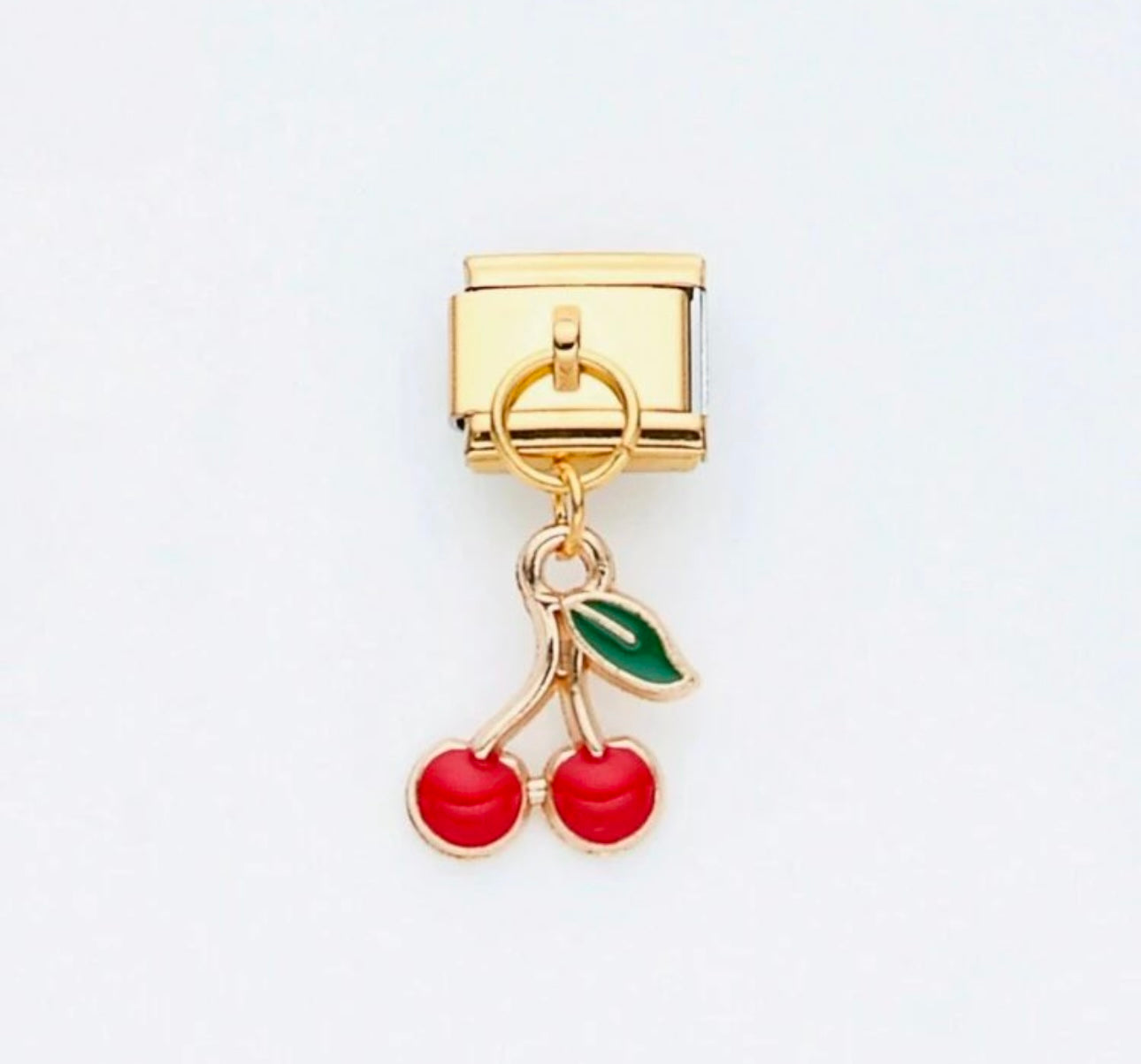 Charm cherry gold