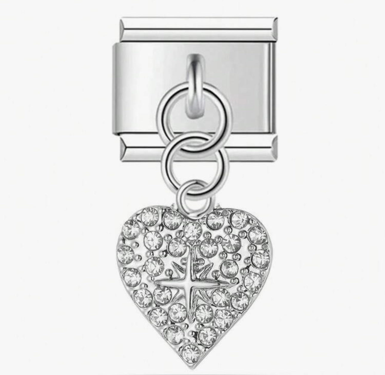 Charm corazón estrella