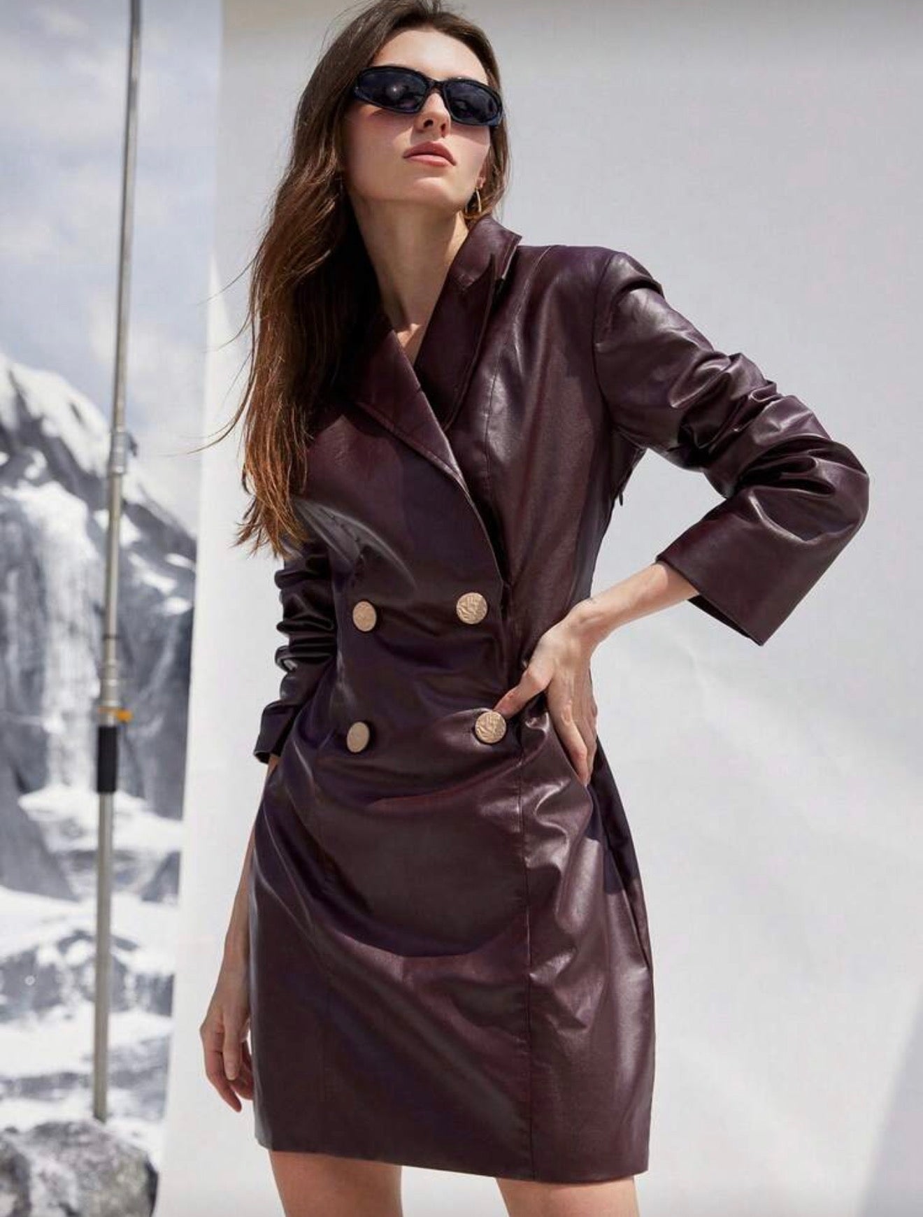 Blazer Dress marrón