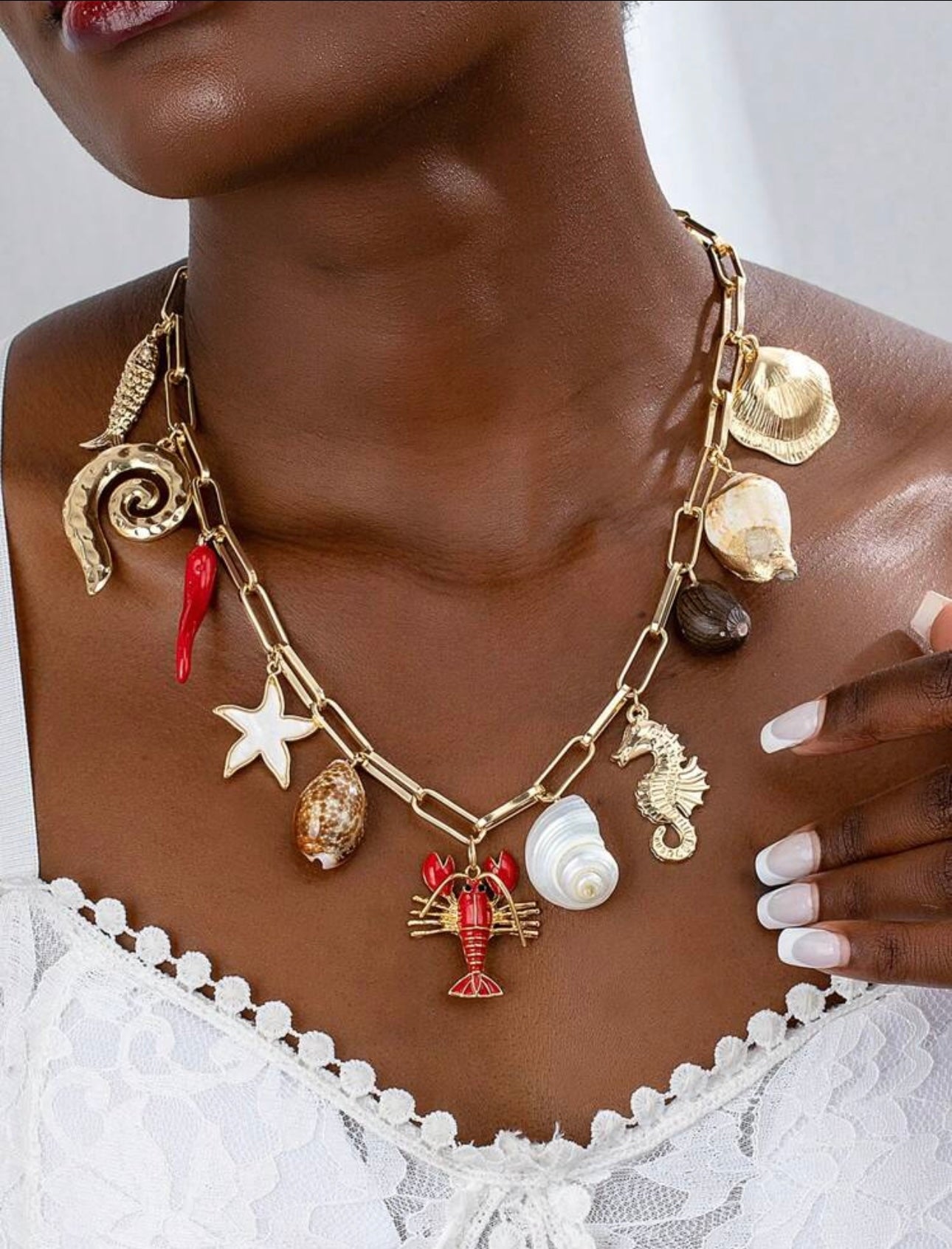 Collar dijes de verano