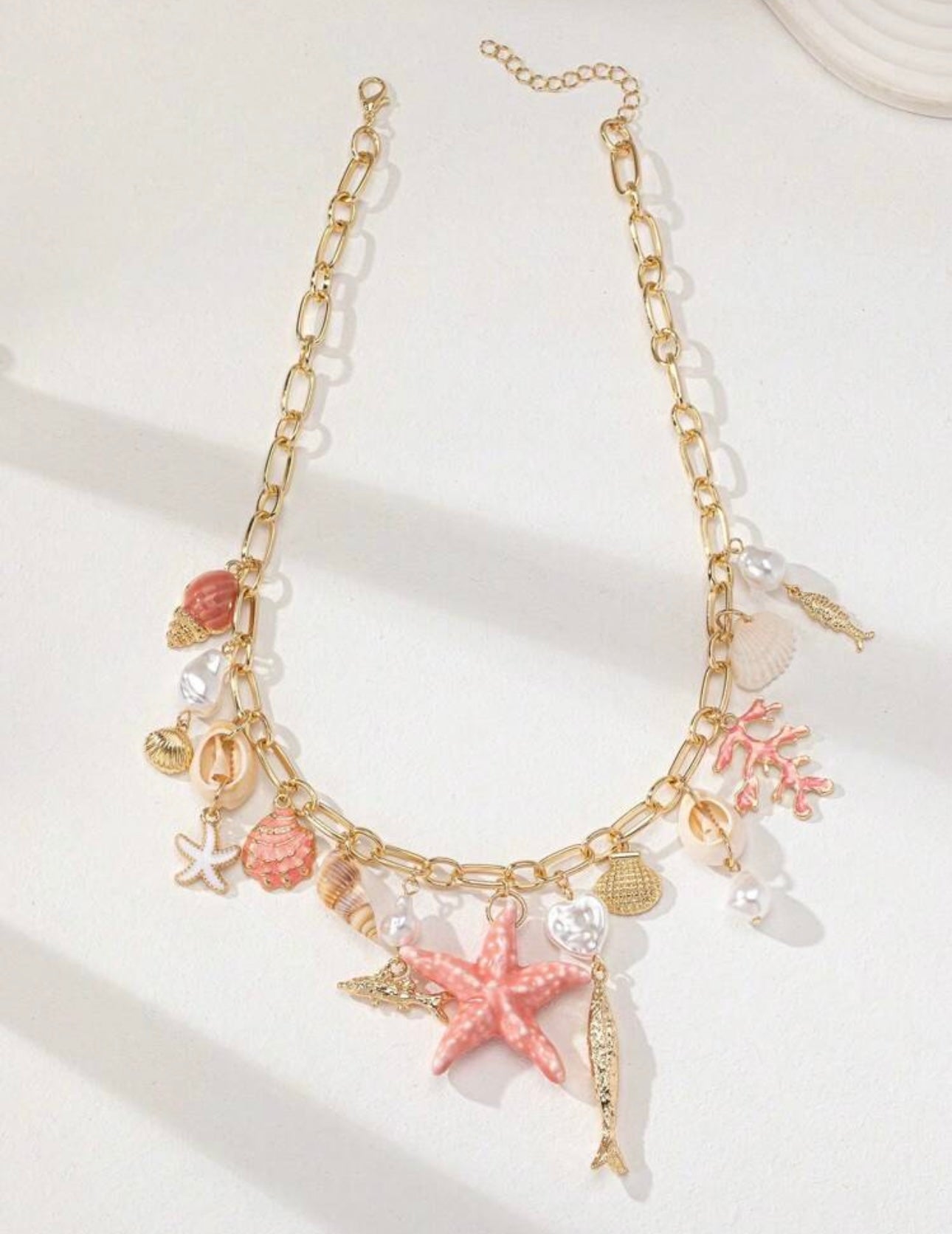 Estrella alga marina rosa