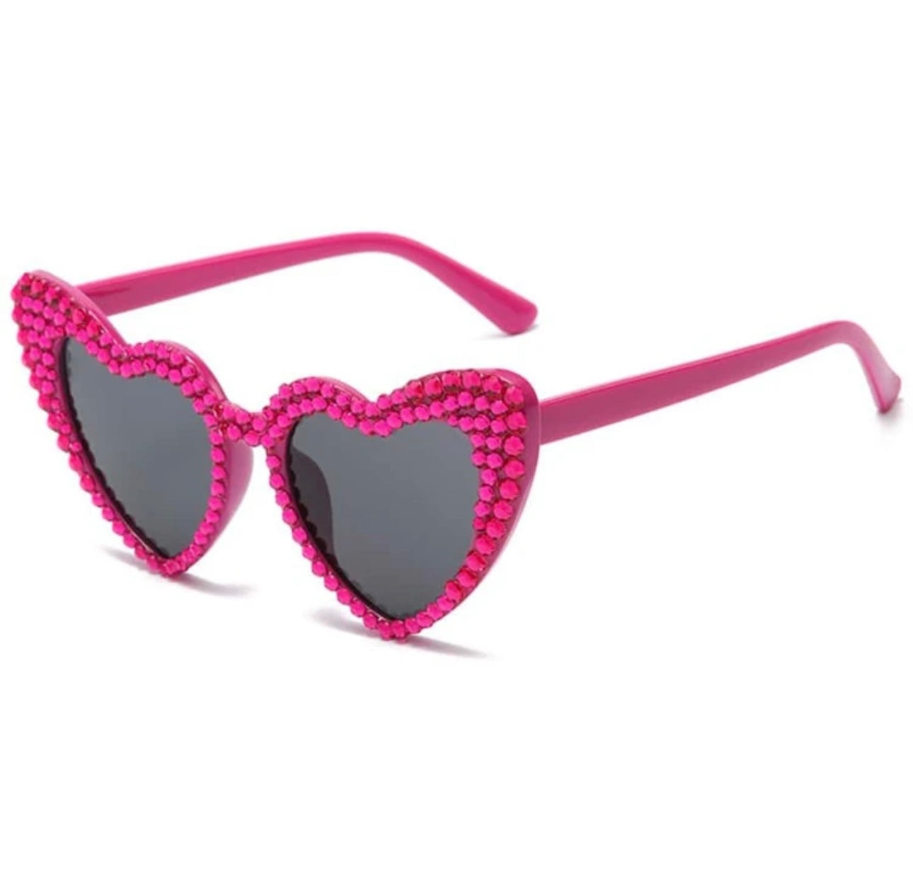 Sunnies pink glitter heart