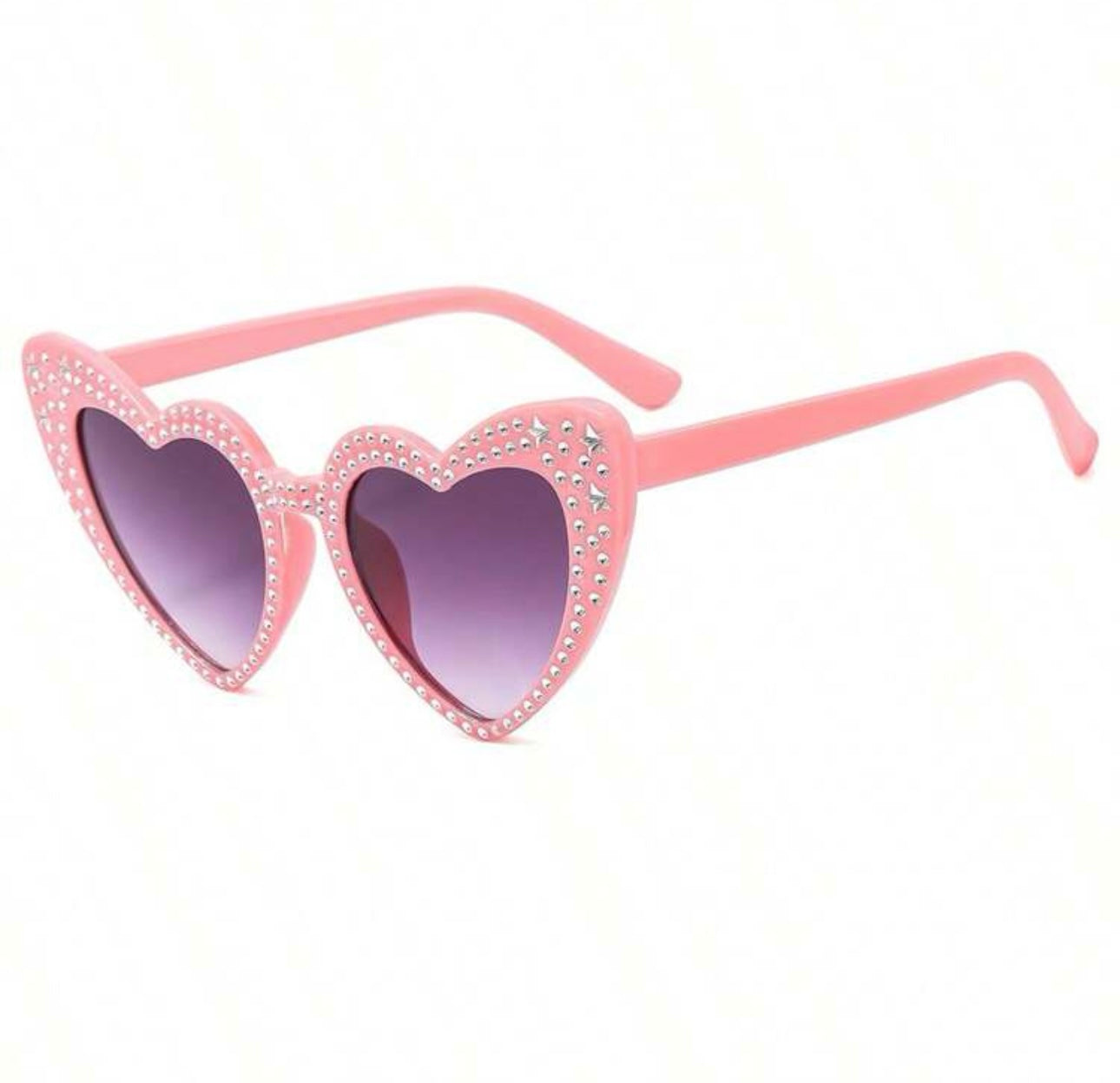 Sunnies rock heart pink