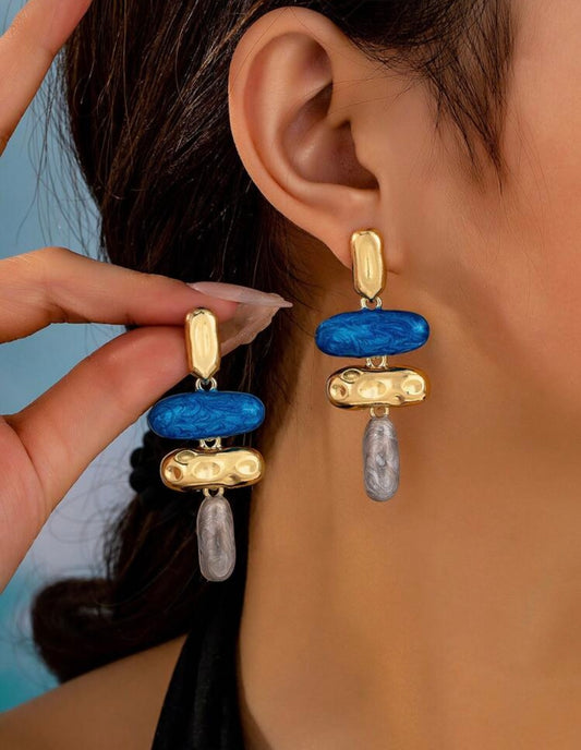 Aretes Blue Stone