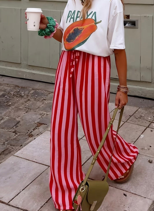 Pantalón pink and red
