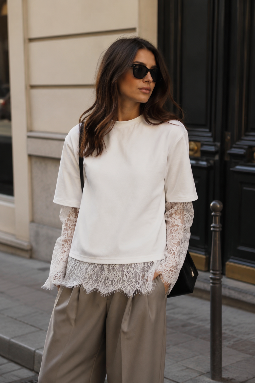 Blusa Lía lace