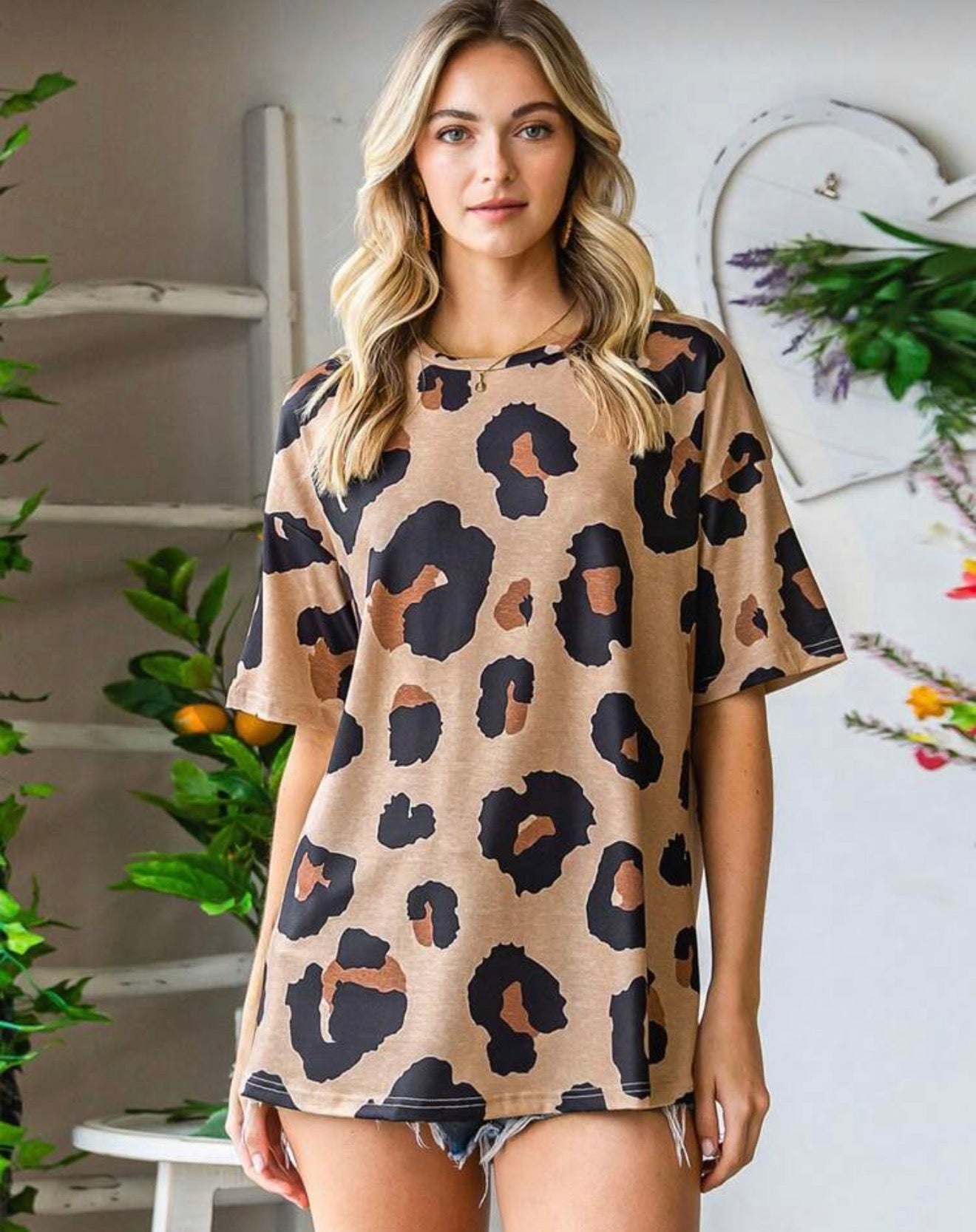 T shirt leopardo