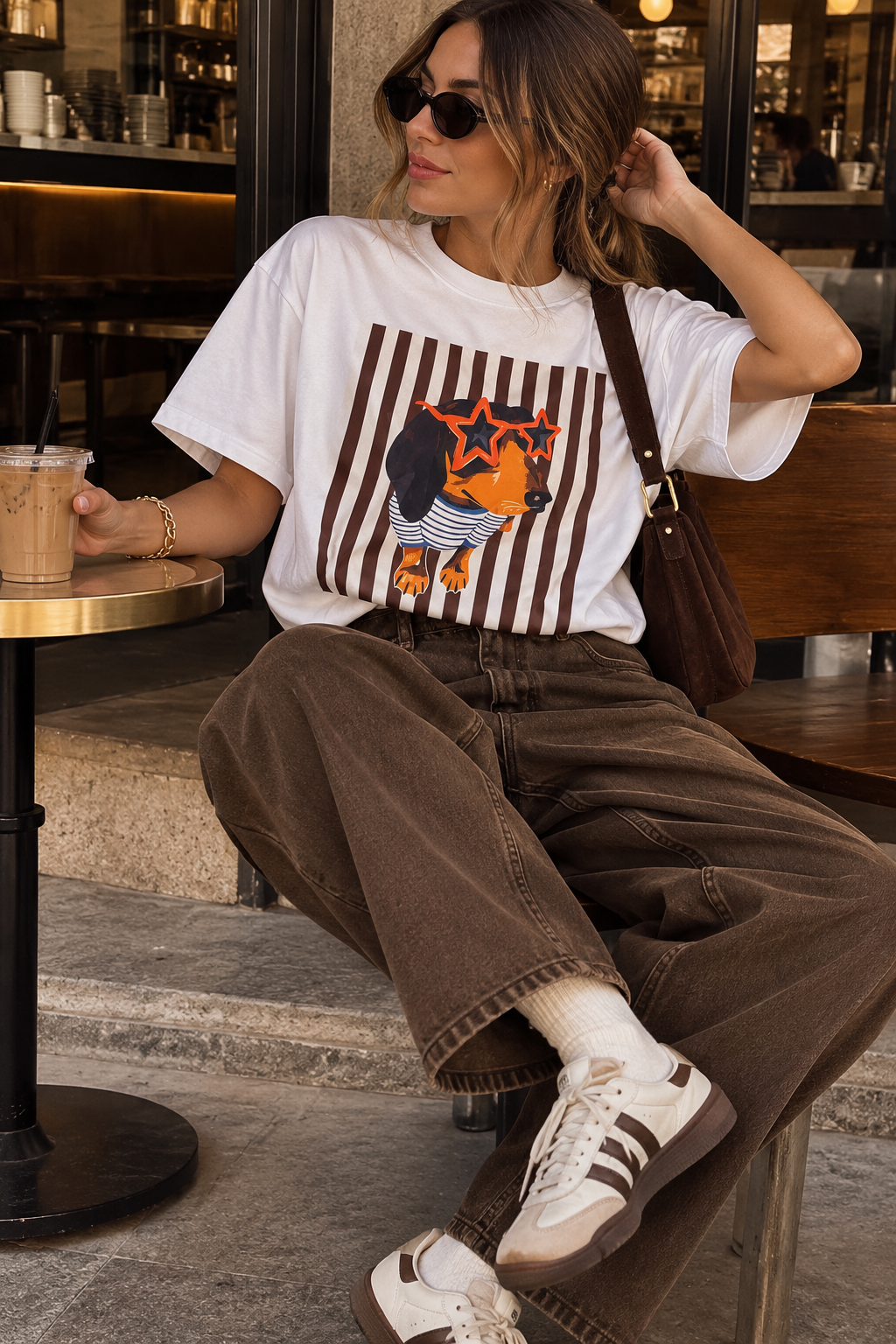 Dachshund Muse Tee