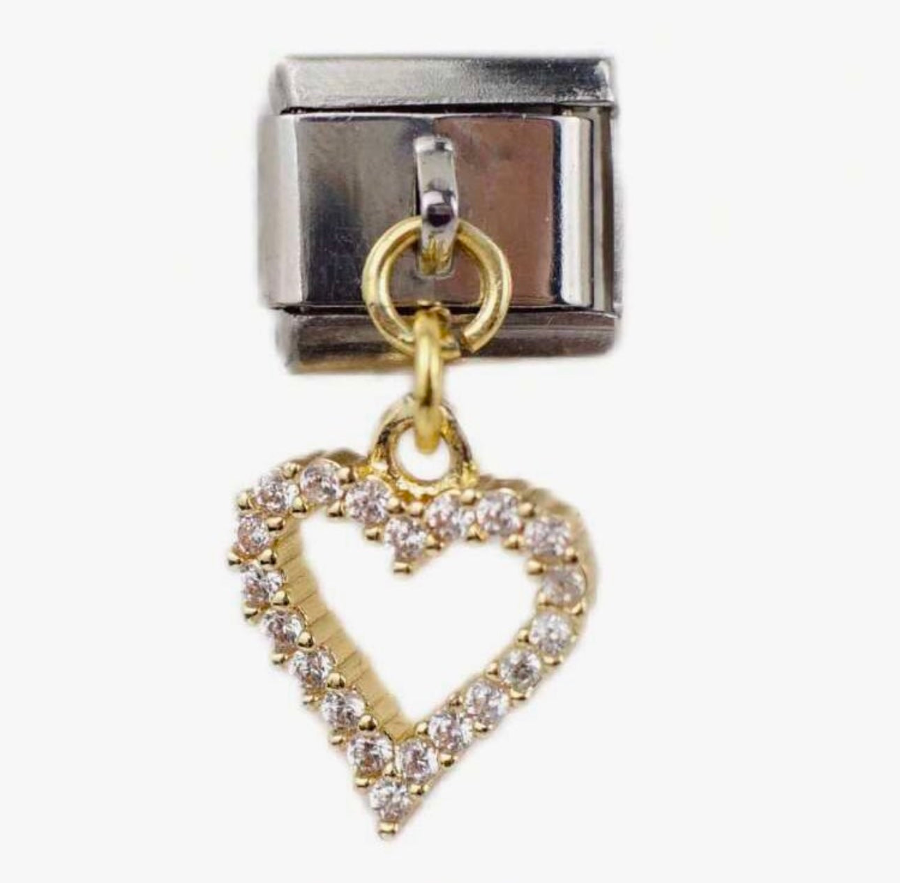 Charm corazón hueco