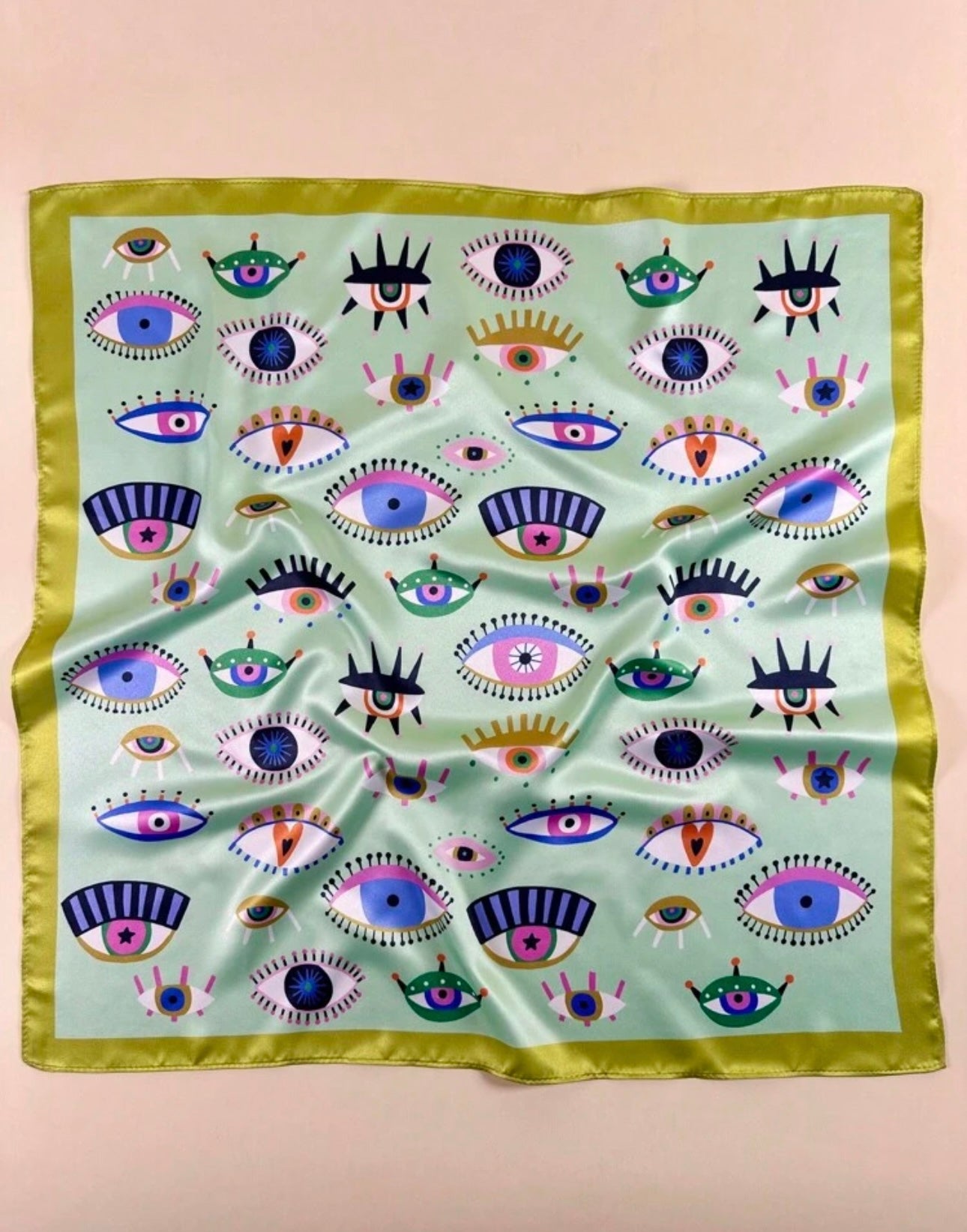 Pañoleta menta ojos