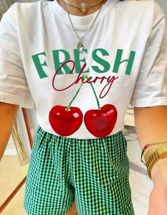 T shirt fresh cherry
