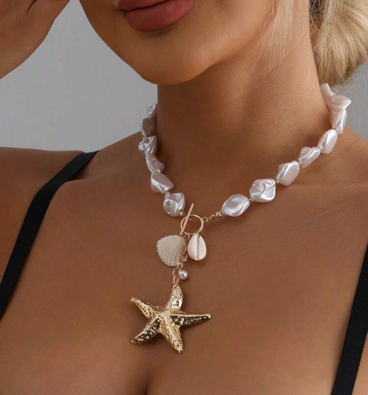 Collar Estrella dorada