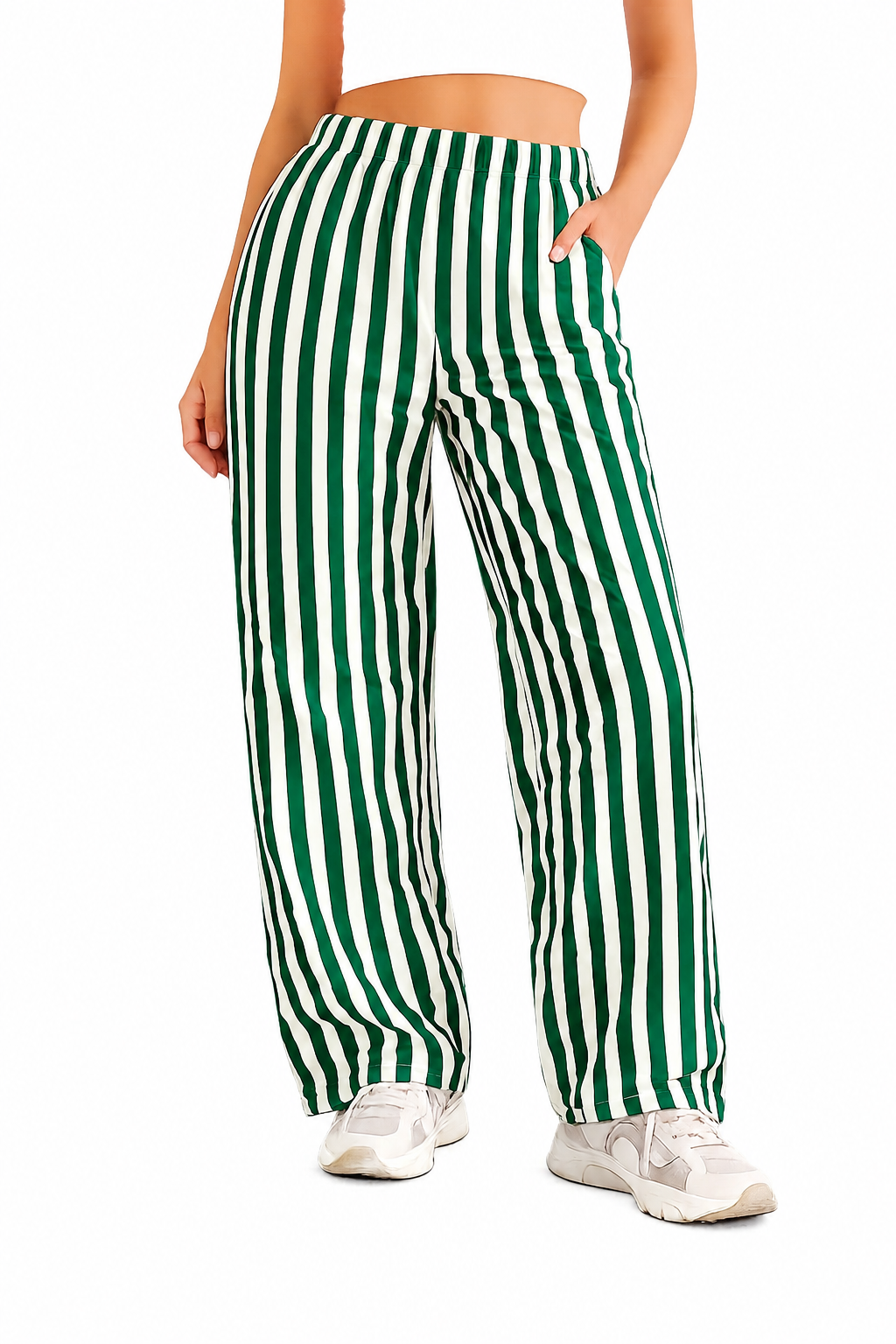 Matcha Stripe Pants