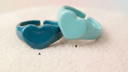Anillo corazón liso