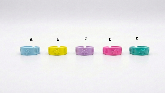 Anillo estrella colores