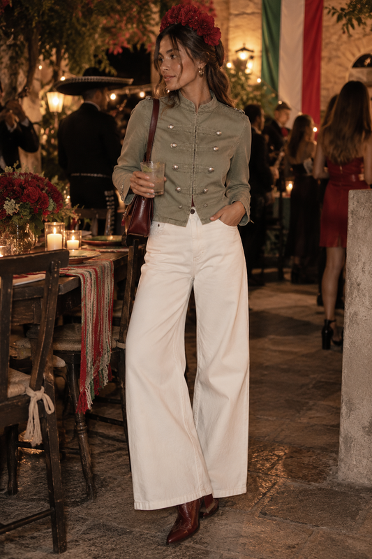 Chaqueta Mint Garden