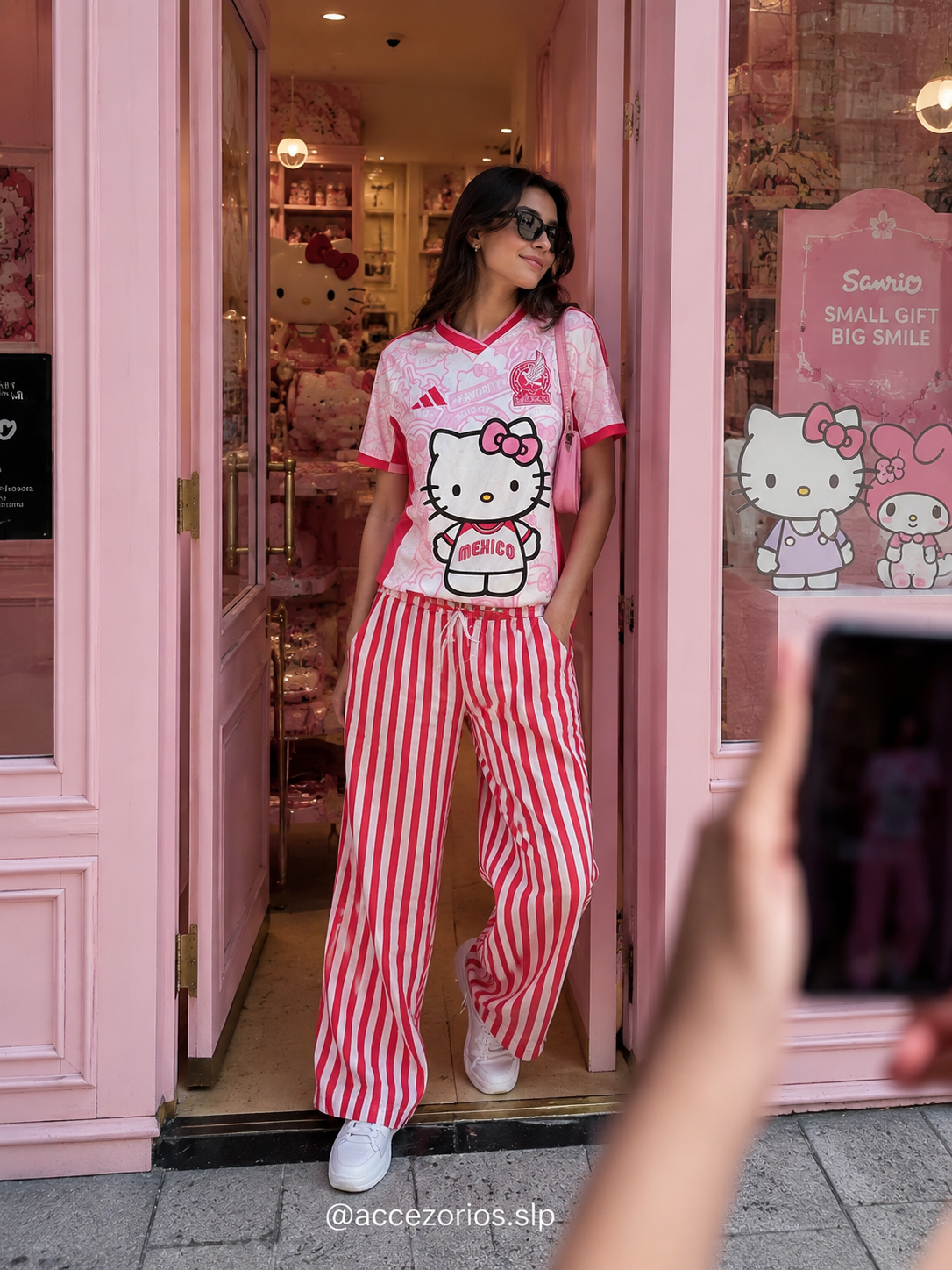 Sakura Stripes Pants