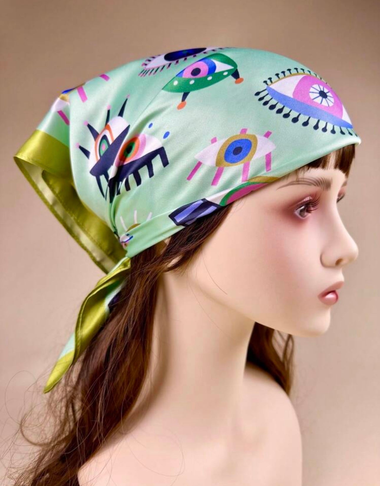 Pañoleta menta ojos