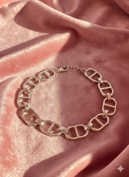Pulsera Eslabón delgado grande