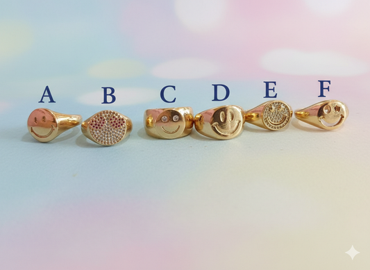 Anillos carita feliz 1.
