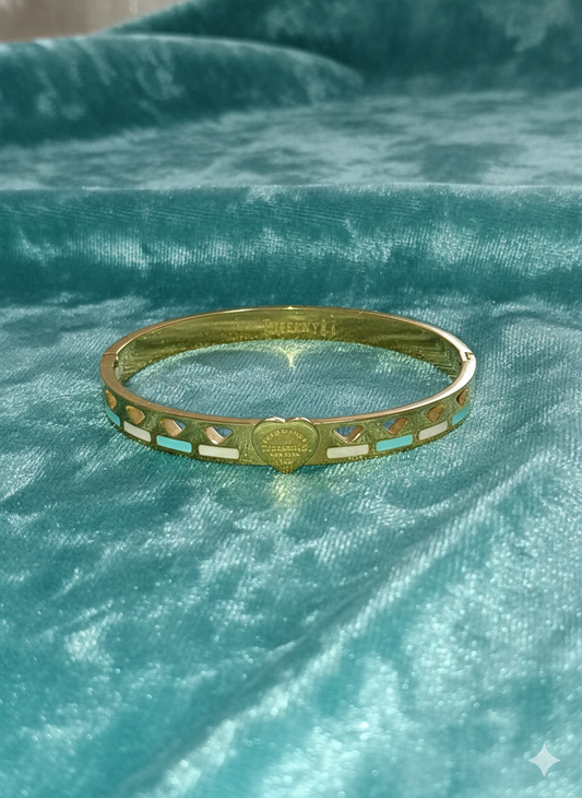 Brazalete Tiffany dorado